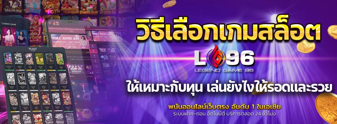 วิธีเลือกเกมสล็อตให้เหมาะกับทุน